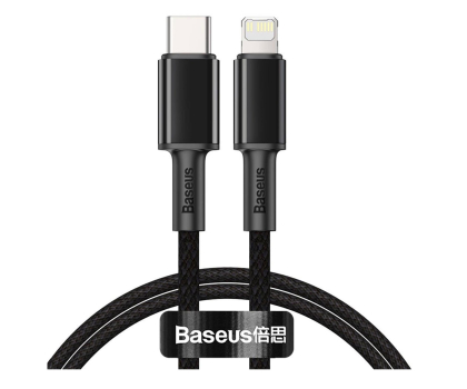 Kabel Baseus Kabel CATLGD-01 Lightning - USB-C PD 20W 480Mb/s 1m - czarny